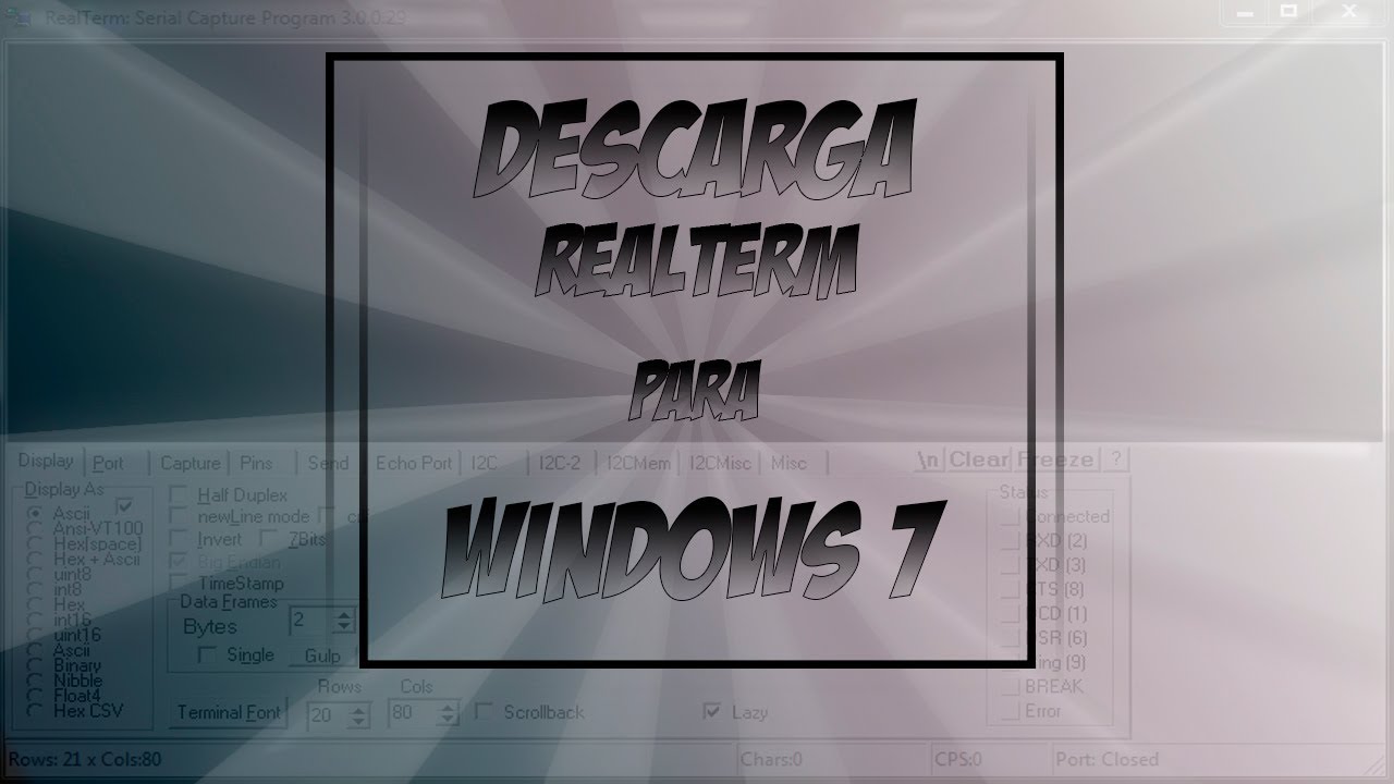 realterm windows 7